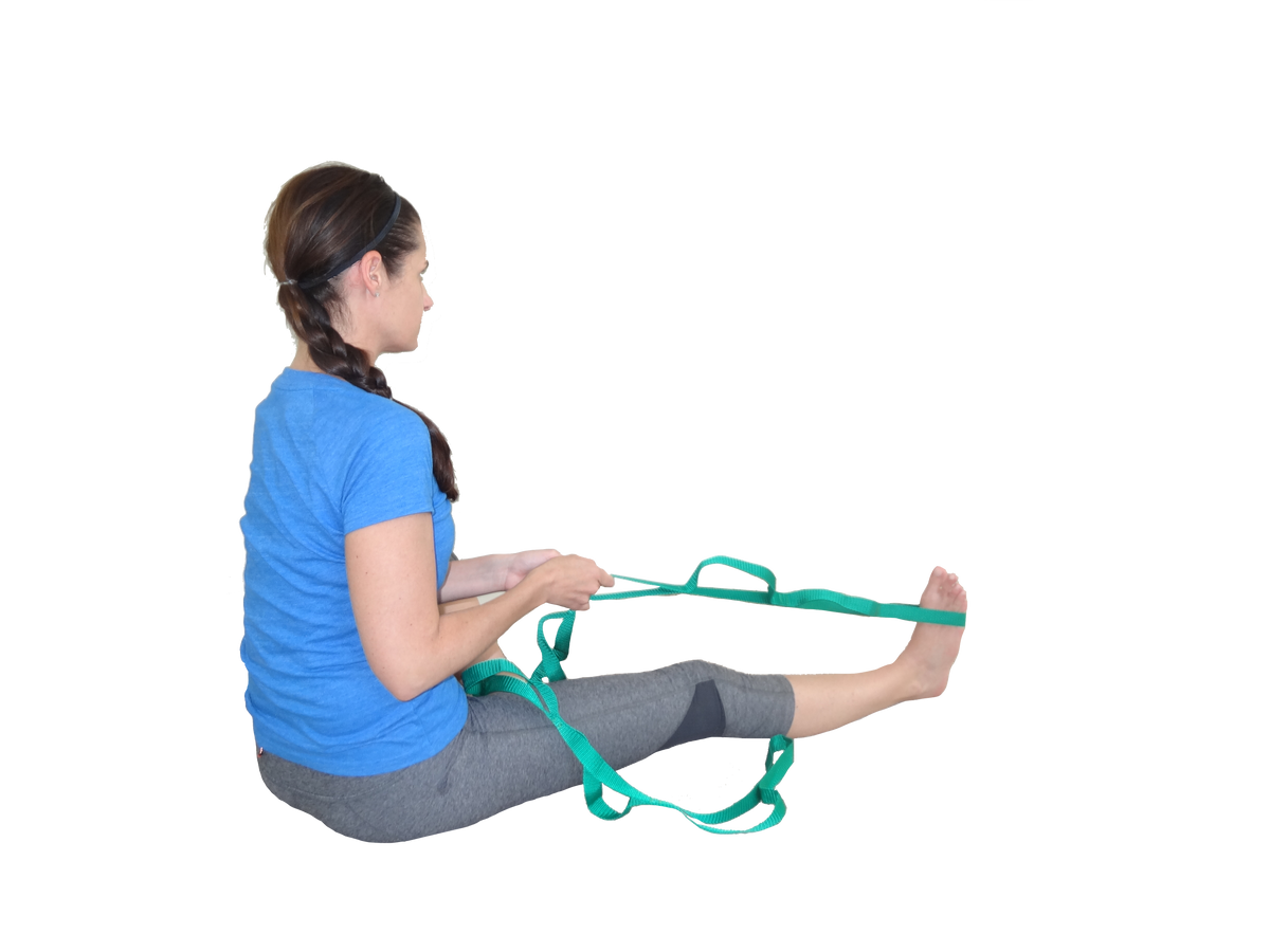 Physical Therapy Stretch Strap by Morning Sky - 10-Loop 73-inch Rehab Strap  with Instructional Guide for Rehab, Stretching, Yoga.